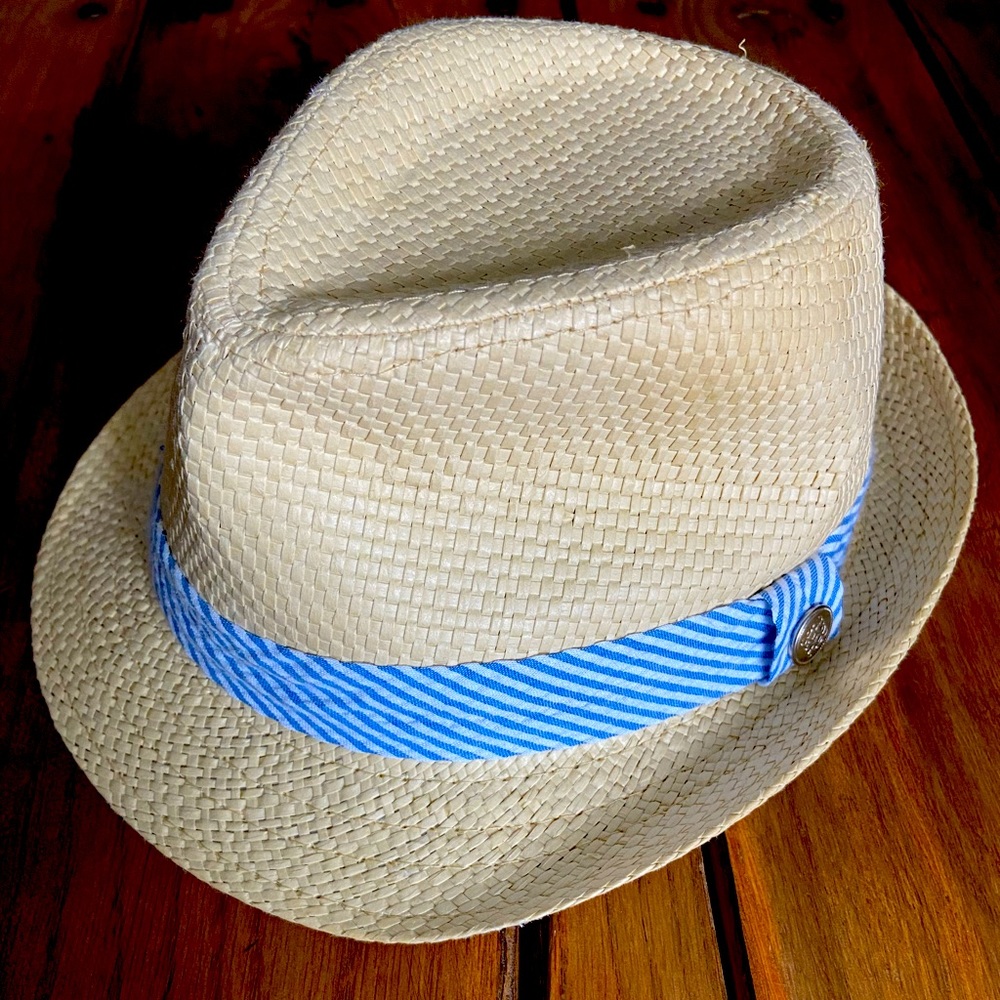 Andy & Evan Kids Straw Fedora Hat